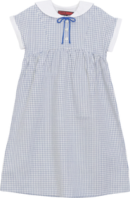 LOLA Sailor Collar Contrast Tie Maxi Dress
