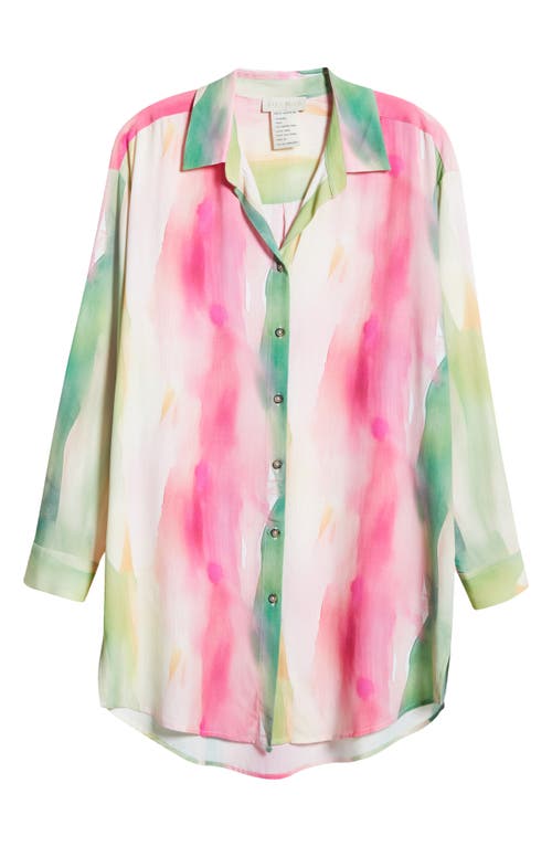 Boamar Marcia Button-up Cover-up In Fuzzy