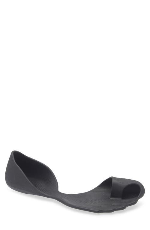 Balenciaga Open-toe Black Eva Sneakers With Streamlined Silhouette In Black