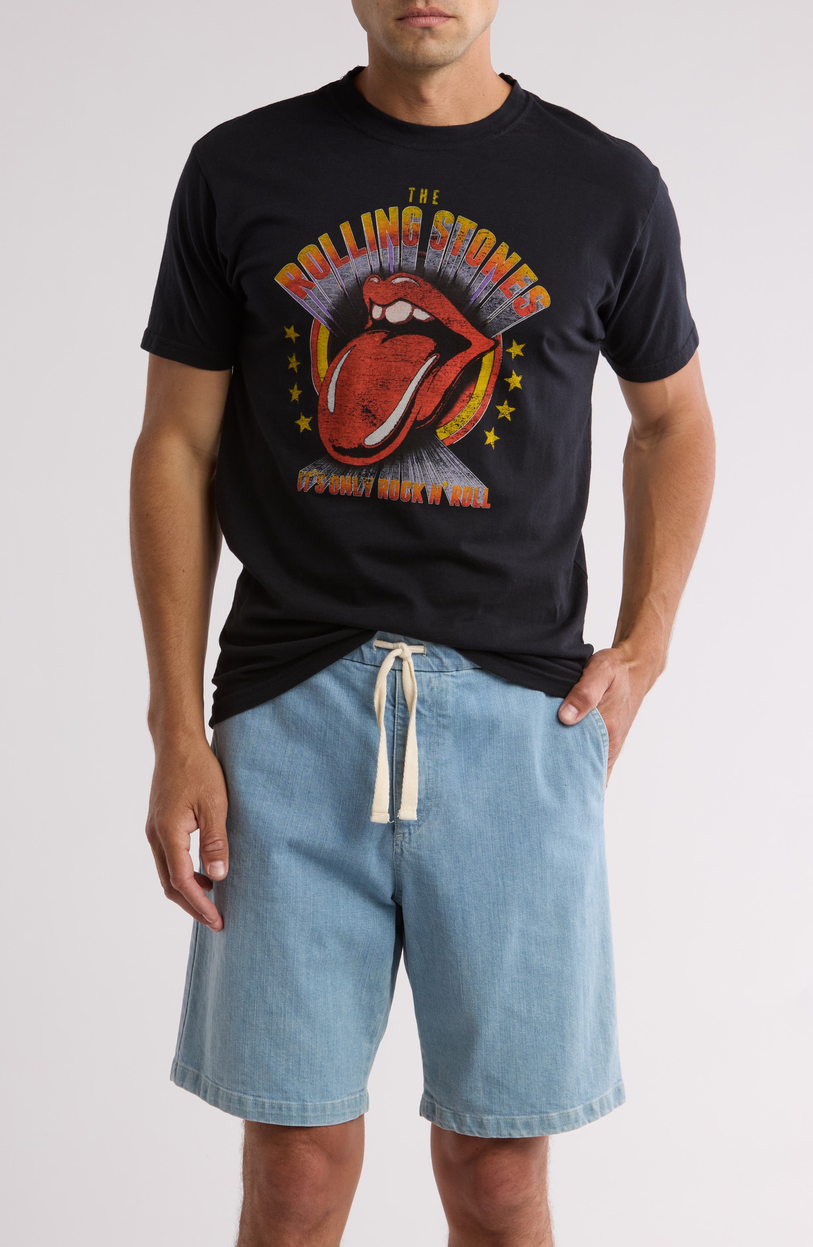 American Needle Rolling Stones Cotton Graphic T-Shirt