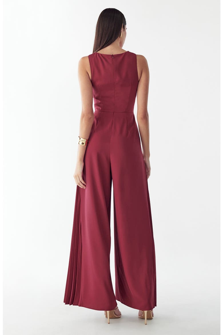 Heather Jumpsuit, Alternate, color, Berry