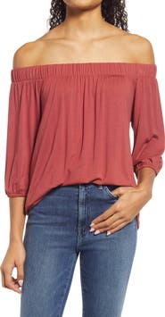 Loveappella Off the Shoulder Top
