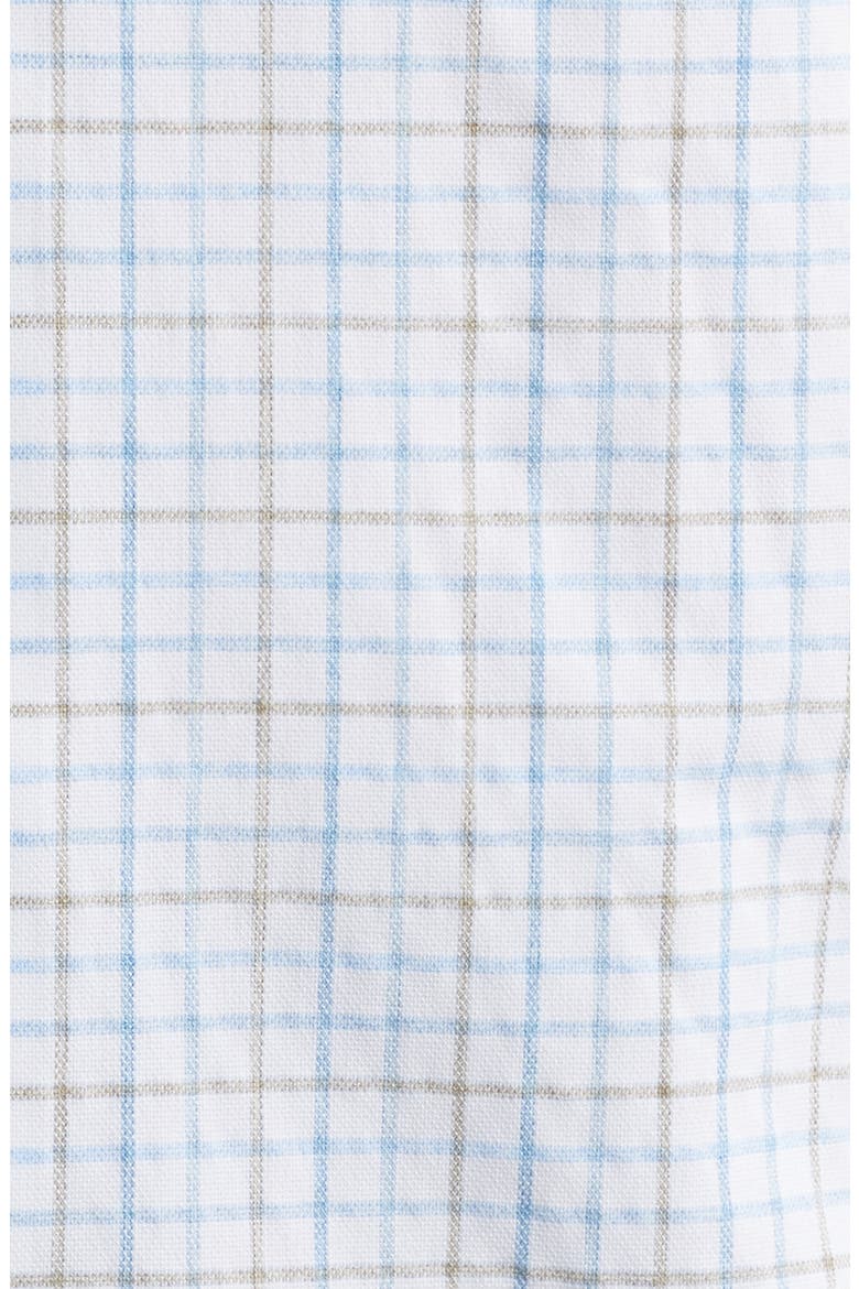 Paddock Plaid Button-Down Shirt, Alternate, color, MALIBLU