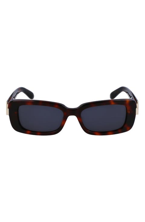 Gancini Evolution 52mm Rectangular Sunglasses