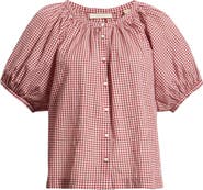 DÔEN June Organic Cotton Gingham Top