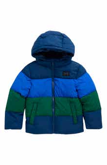 Kids' Panel Colorblock Puffer Jacket
