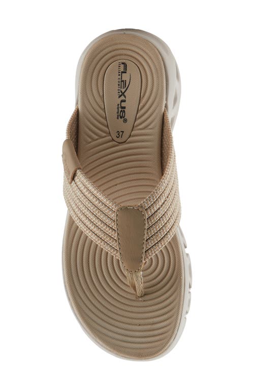 Flexus By Spring Step Galla Platform Wedge Flip Flop