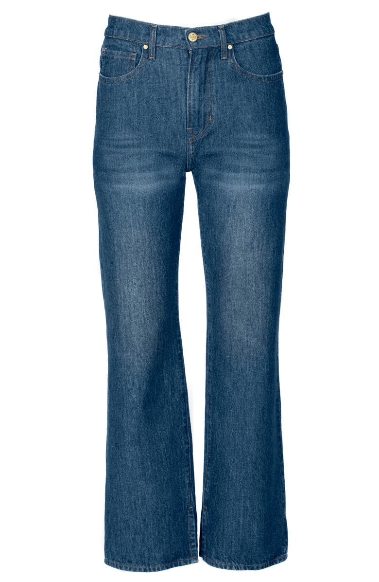 Nelle Atelier The Maddy Petite Relaxed Straight Leg Jean, Alternate, color, Sapphire