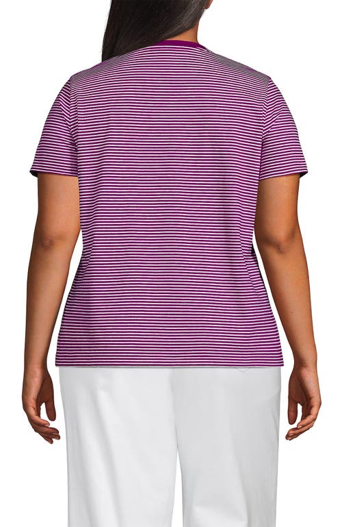 LANDS' END LANDS' END RELAXED SUPIMA COTTON CREW NECK T-SHIRT 