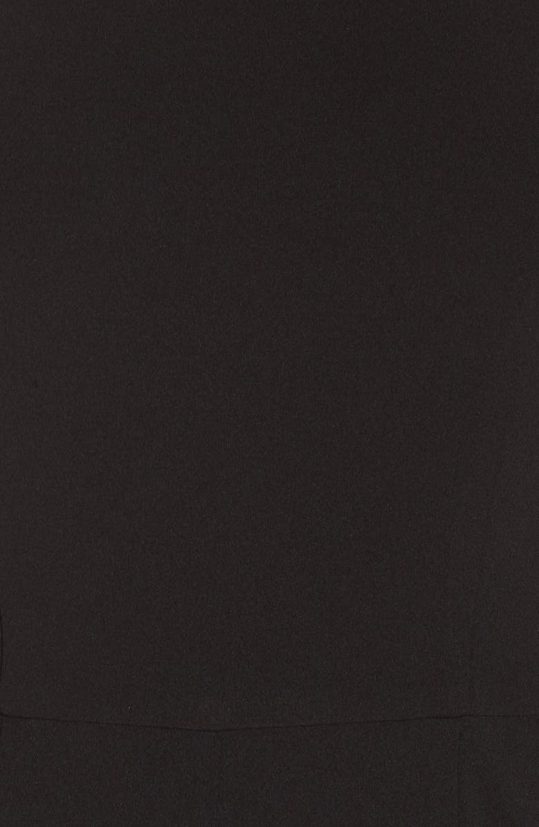 Adrianna Papell Halter Crepe Jumpsuit, Alternate, color, 