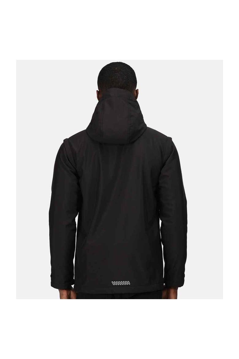 Erasmus 4 In 1 Soft Shell Jacket, Alternate, color, Black