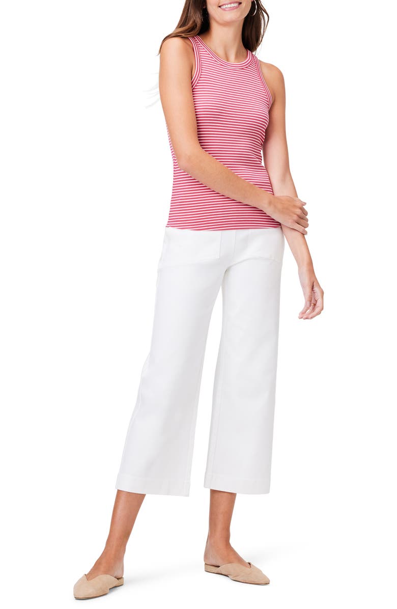 NIC+ZOE Stripe Rib Tank, Alternate, color, Red Multi