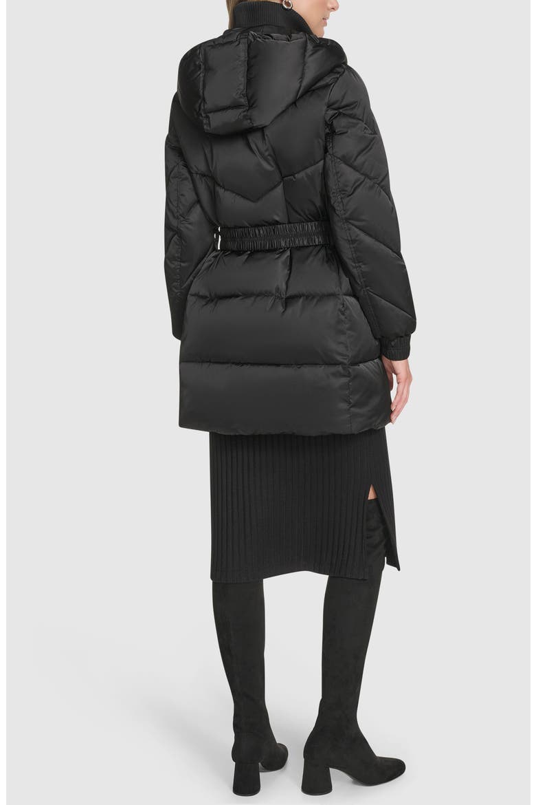Mallee Water Resistant Hooded Parka, Alternate, color, BLACK