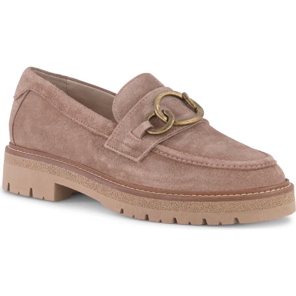 Naot Fremont Platform Loafer In Almond Suede