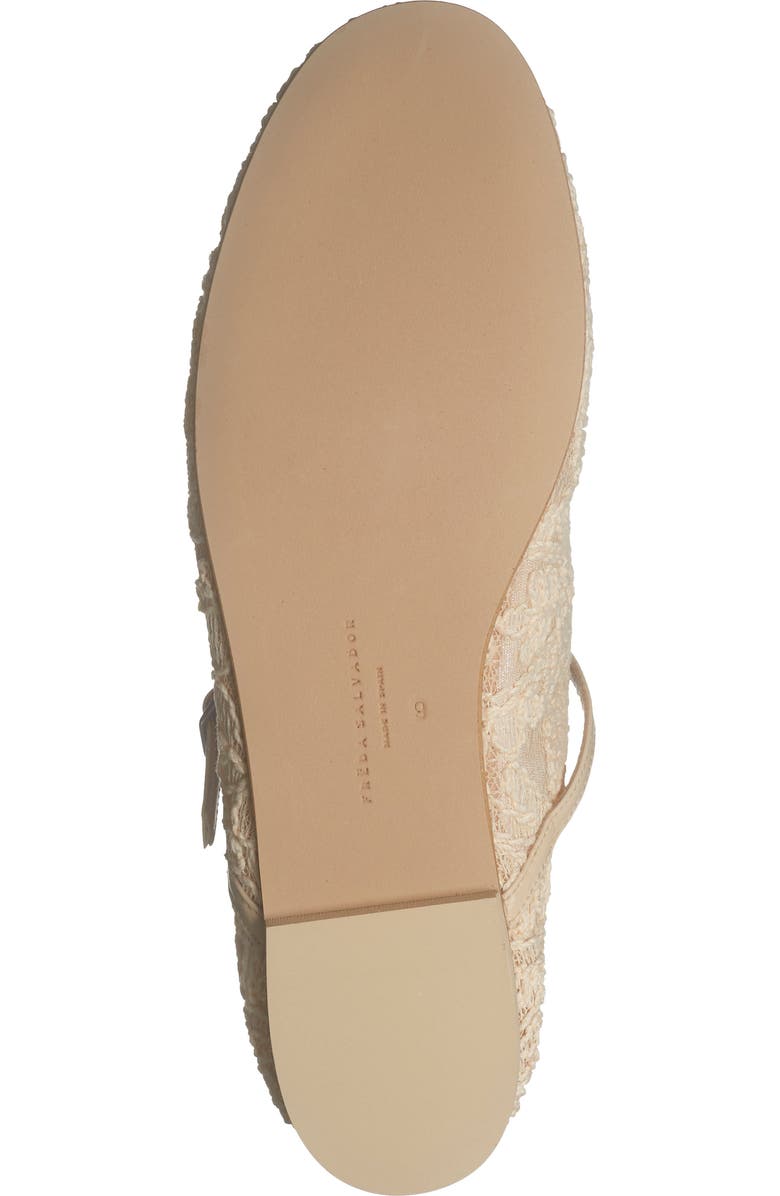 Freda Salvador Laurel Mary Jane, Alternate, color, Vanilla Jacquard Mesh
