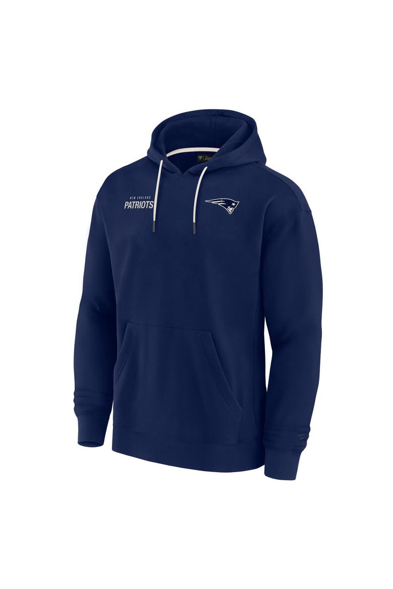 Unisex Fanatics Signature Navy New England Patriots Elements Super Soft Fleece Pullover Hoodie, Alternate, color, Navy