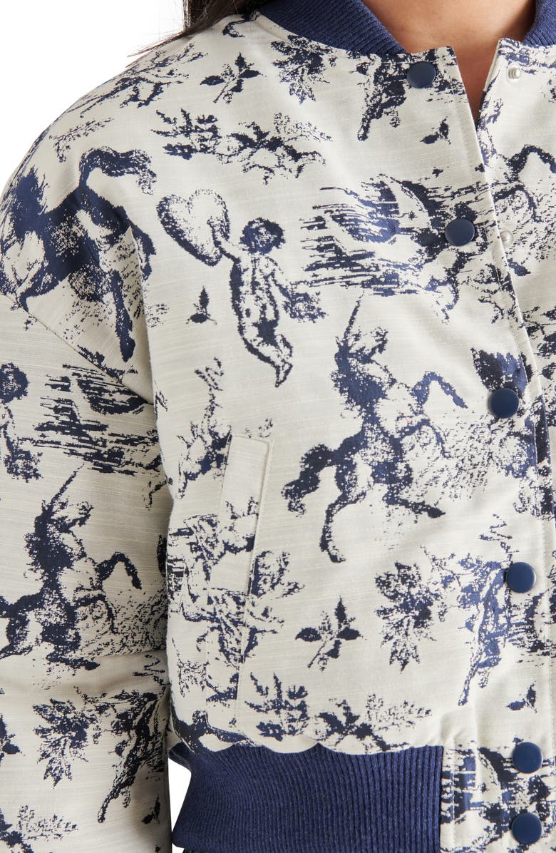 Steve Madden Austen Bomber Jacket, Alternate, color,