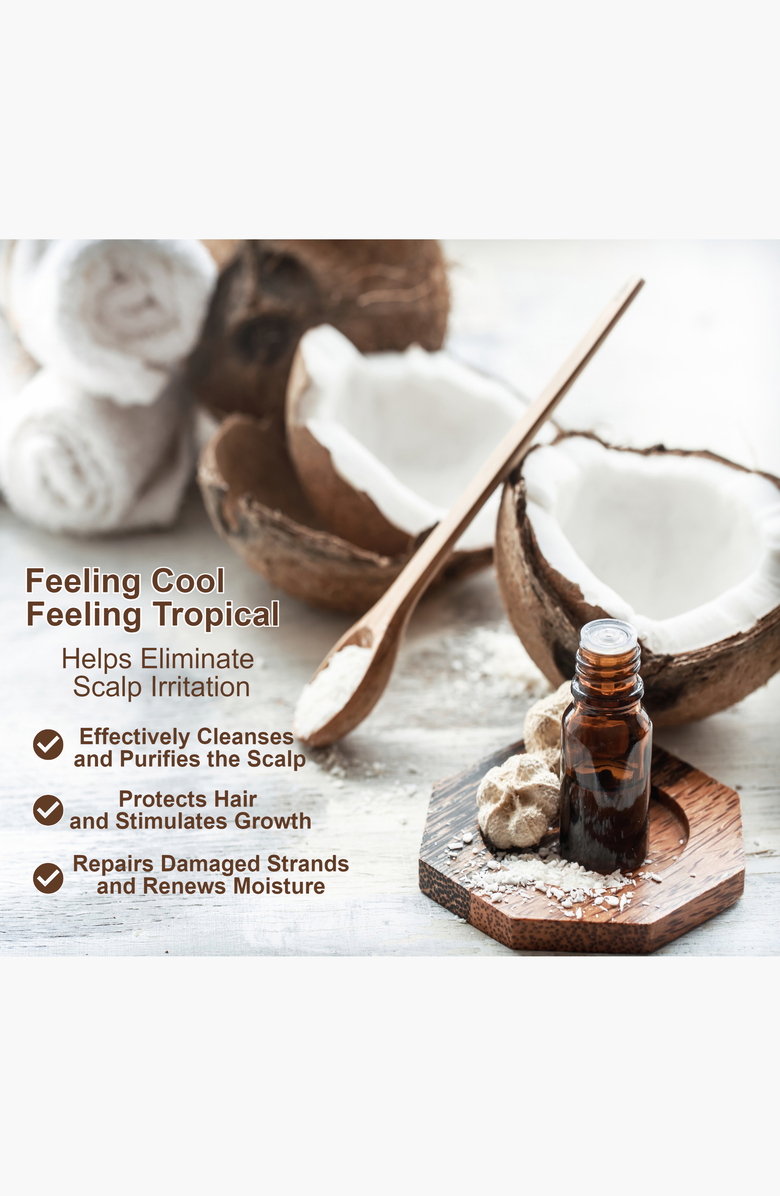 Lovery Coconut Conditioner, Alternate, color, Brown