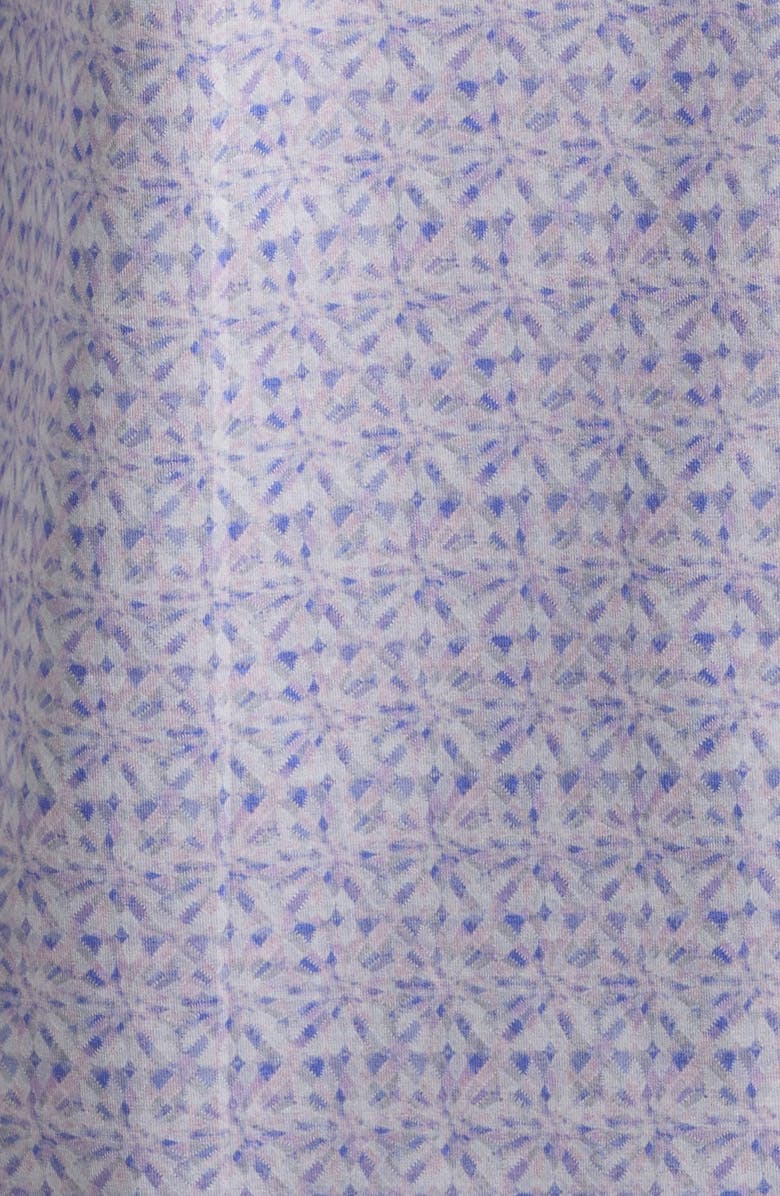 Bugatchi Jimmy OoohCotton<sup>®</sup> Abstract & Check Print Button-Up Shirt, Alternate, color, Dusty Pink