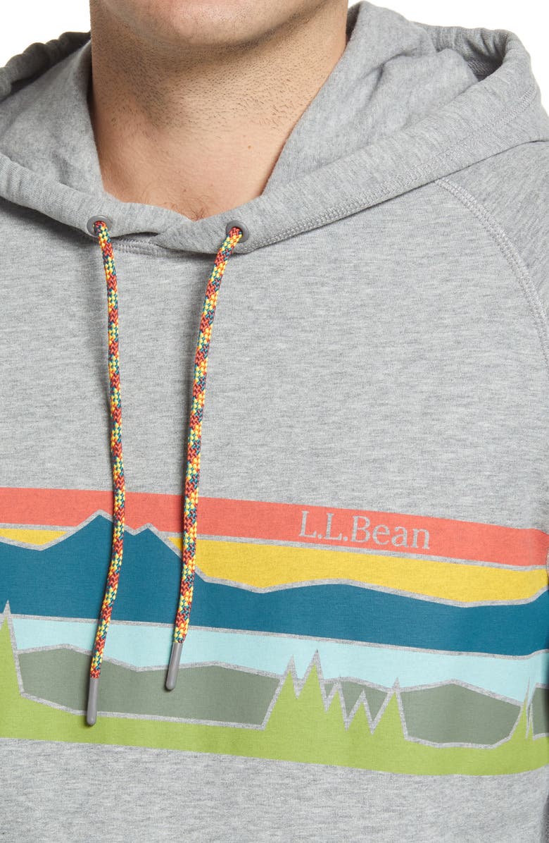 L.L.Bean Men's Beans Camp Graphic Hoodie, Alternate, color,