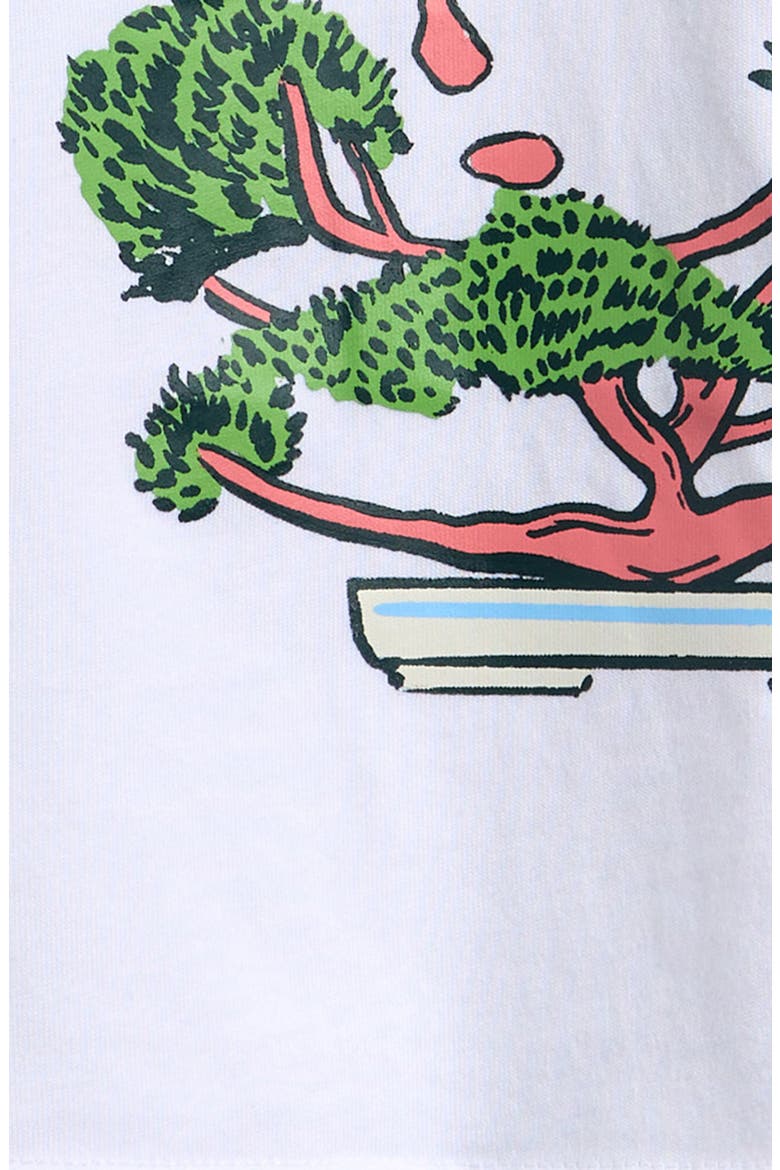Kids' Bonsai Cotton Graphic T-Shirt, Alternate, color, WHITE