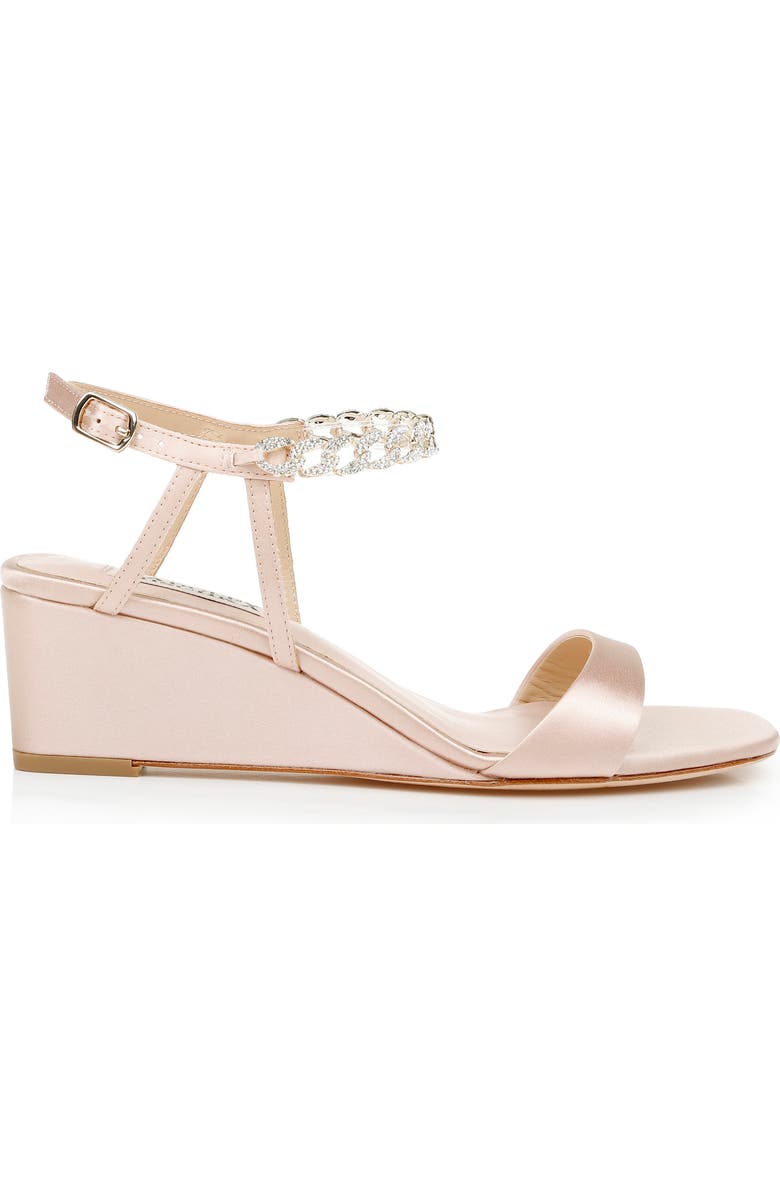 Badgley Mischka Collection Kaelyn Wedge Sandal, Alternate, color, Soft Blush