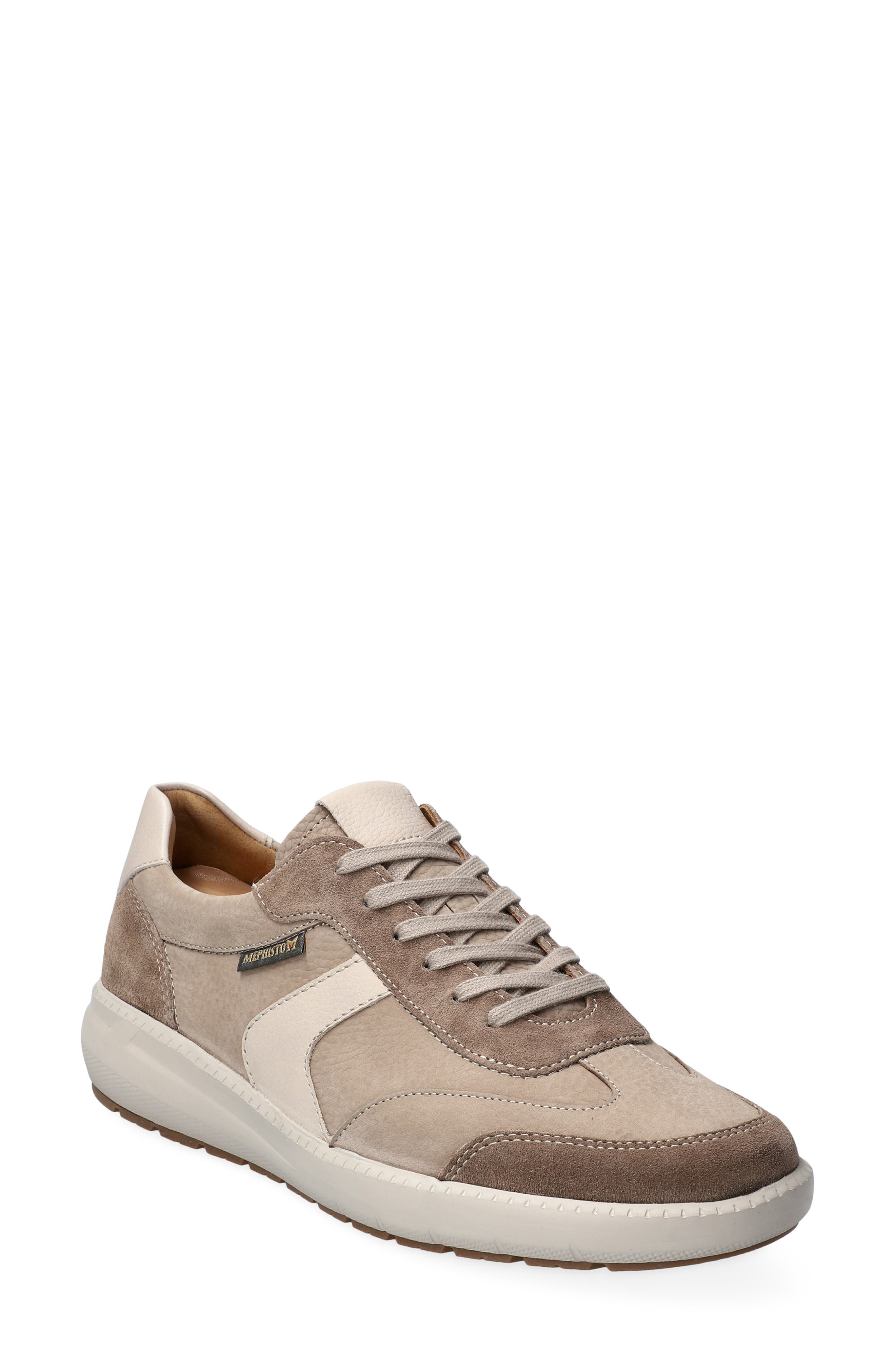 Mephisto Jenaro Sneaker, Main, color, Warm Grey