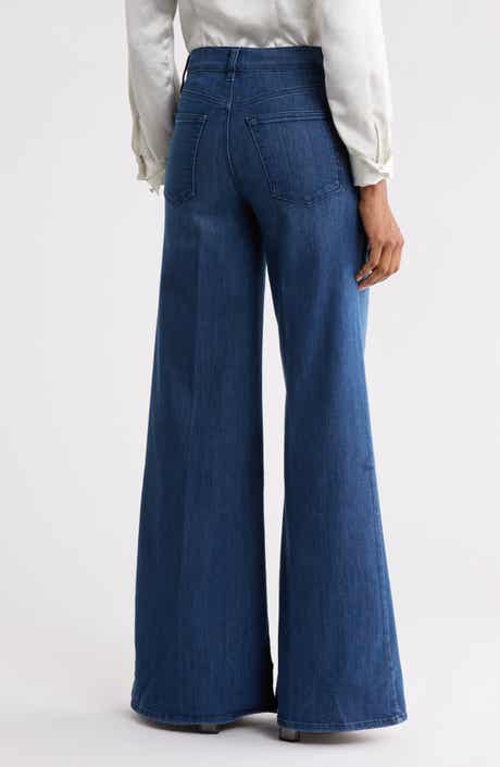 Le Slim Palazzo High Waist Wide Leg Jeans