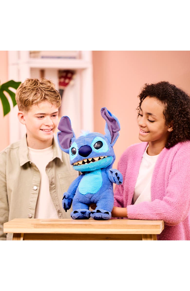 Wow!Stuff RealFX Disney Stitch Puppetronic Interactive Plush Toy by WOW! Stuff, Alternate, color, Multicolored