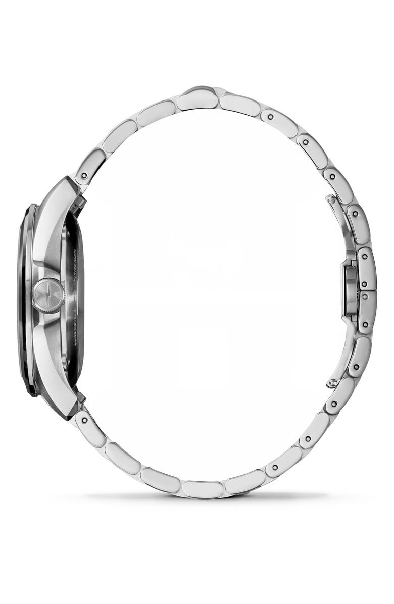 Shinola Circadian Monster Mother-of-Pearl Automatic Bracelet Watch, 36mm, Alternate, color, Grey