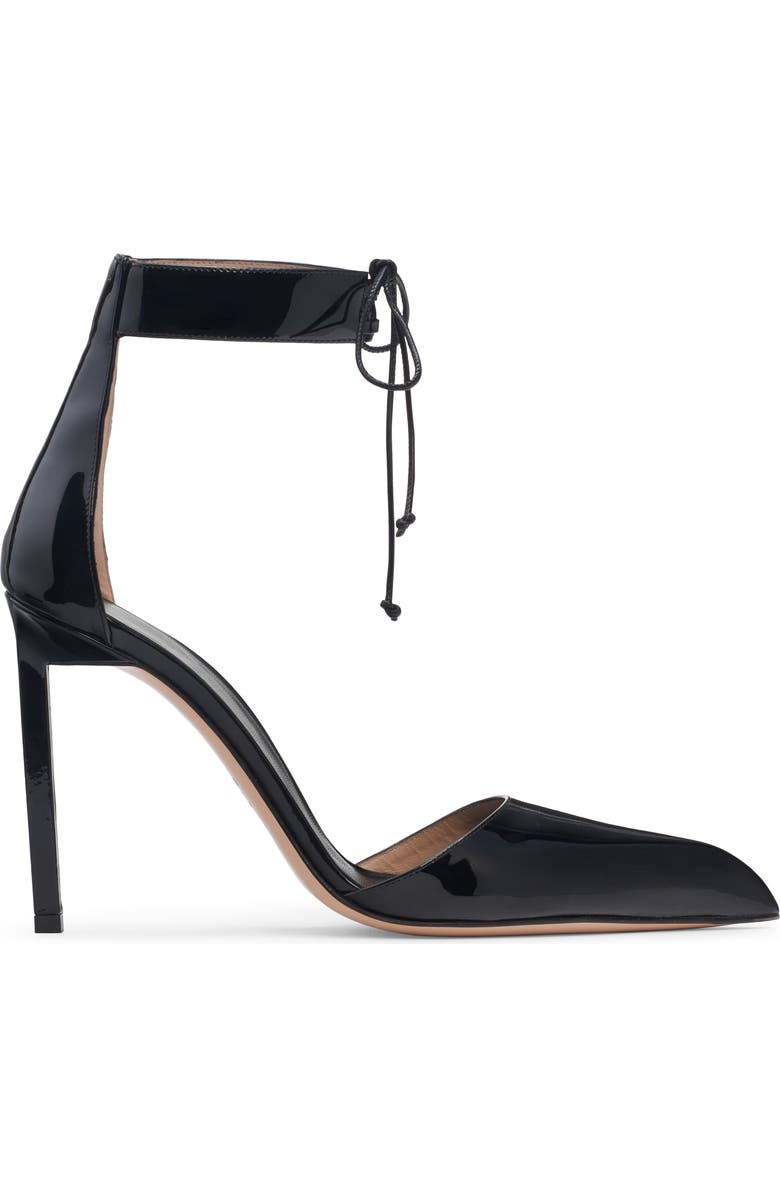 TOM FORD Ankle Tie Pump, Alternate, color, Black