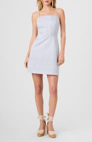 French Connection Plaid Sheath Minidress