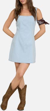 Blu Pepper Denim Minidress