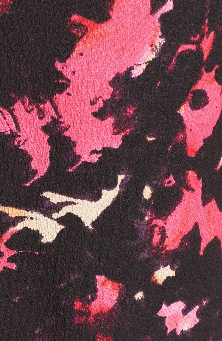 Tracy Reese Print Surplice Flounce Dress, Alternate, color, 