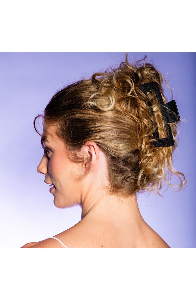 Gimme Beauty XL Rectangle Claw Clip for Thick Hair, Alternate, color, Black