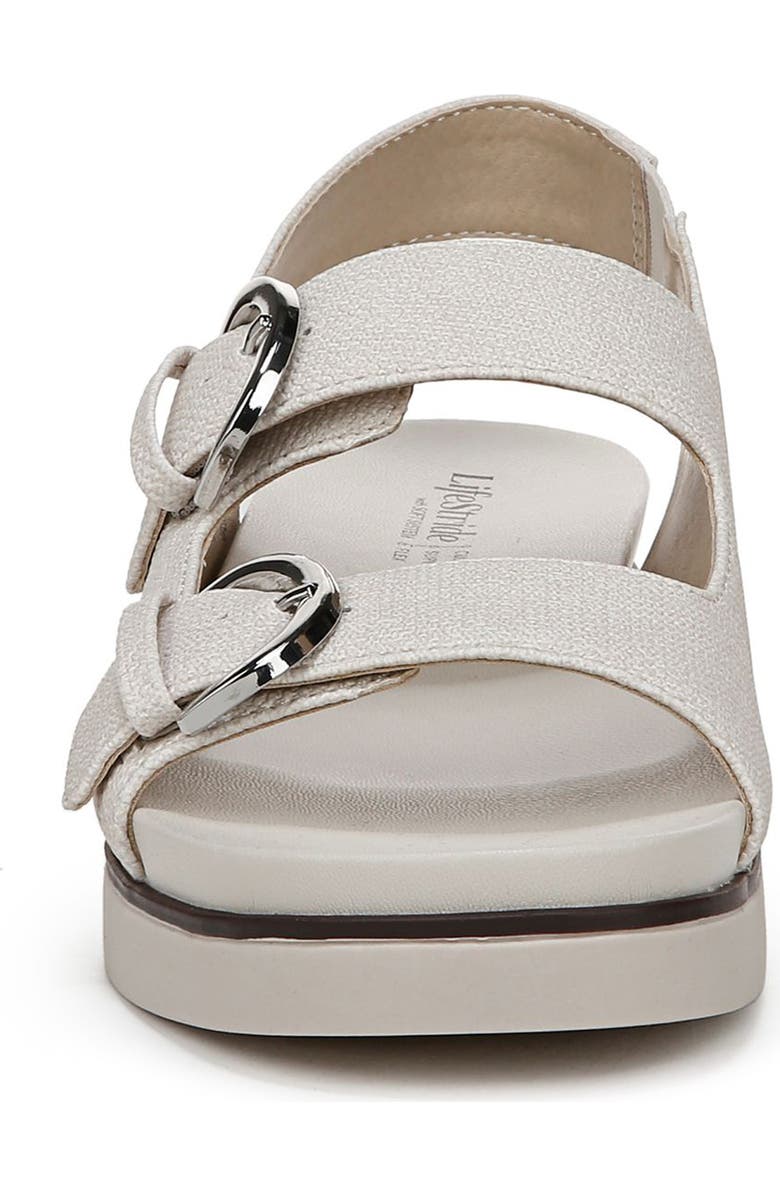 LifeStride Goodie Slingback Platform Sandal, Alternate, color, Bone