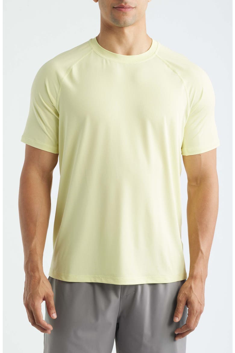 Endurance Performance T-Shirt, Main, color, GREEN WHEAT