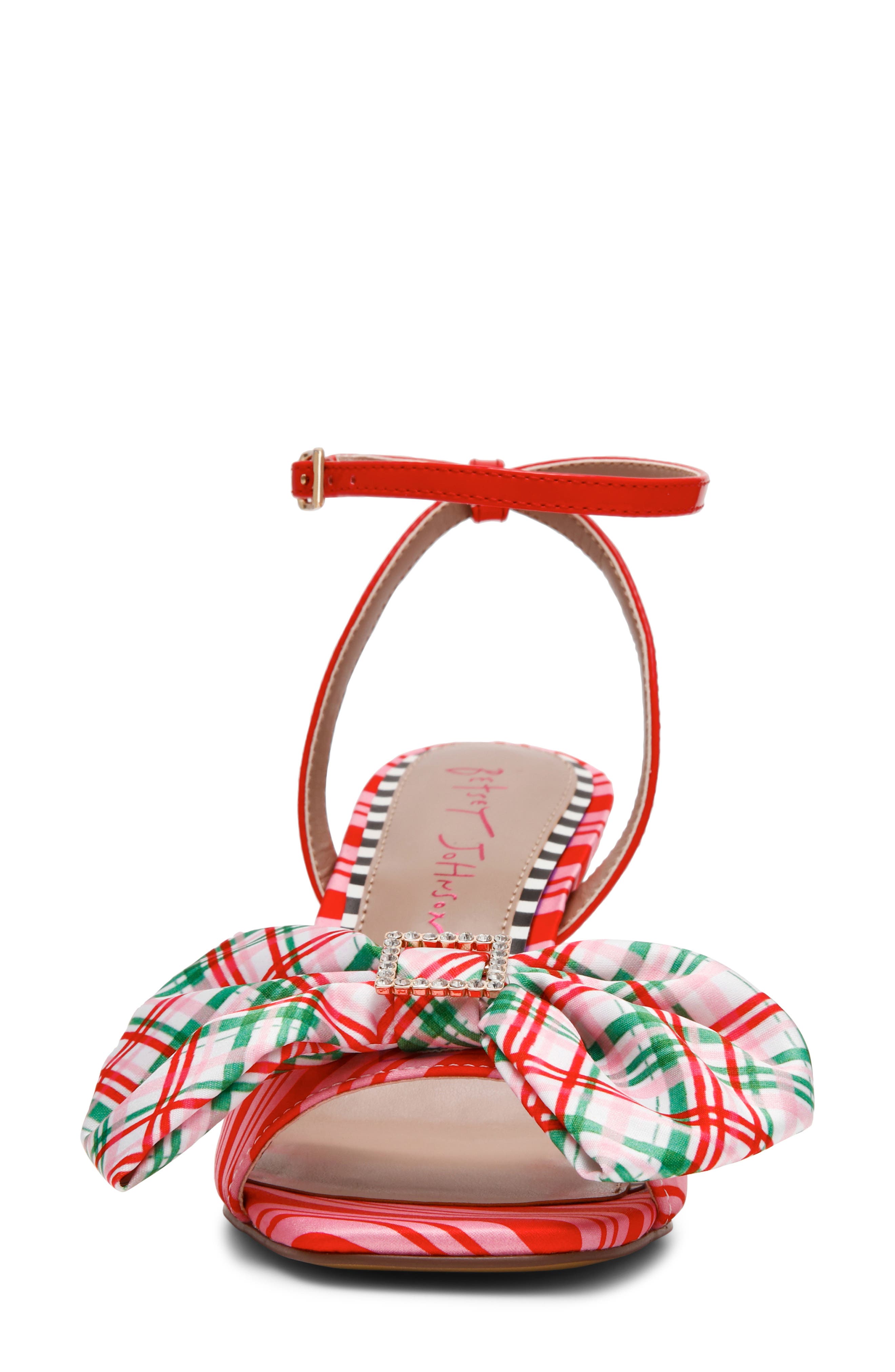Rudolph Orb Heel Sandal, Alternate, color, RED/ PINK MULTI