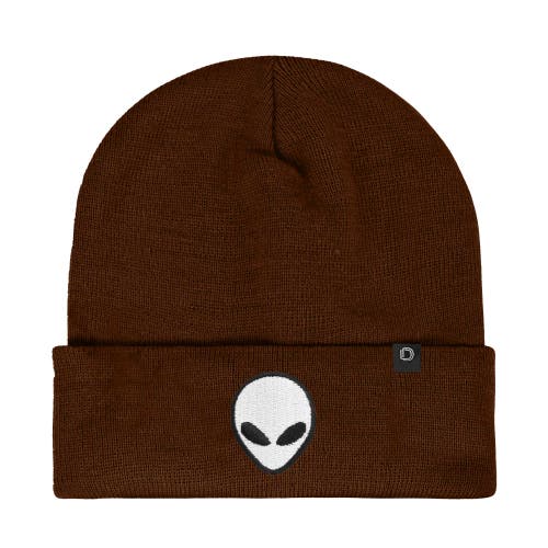 Dalix Alien Beanie In Brown