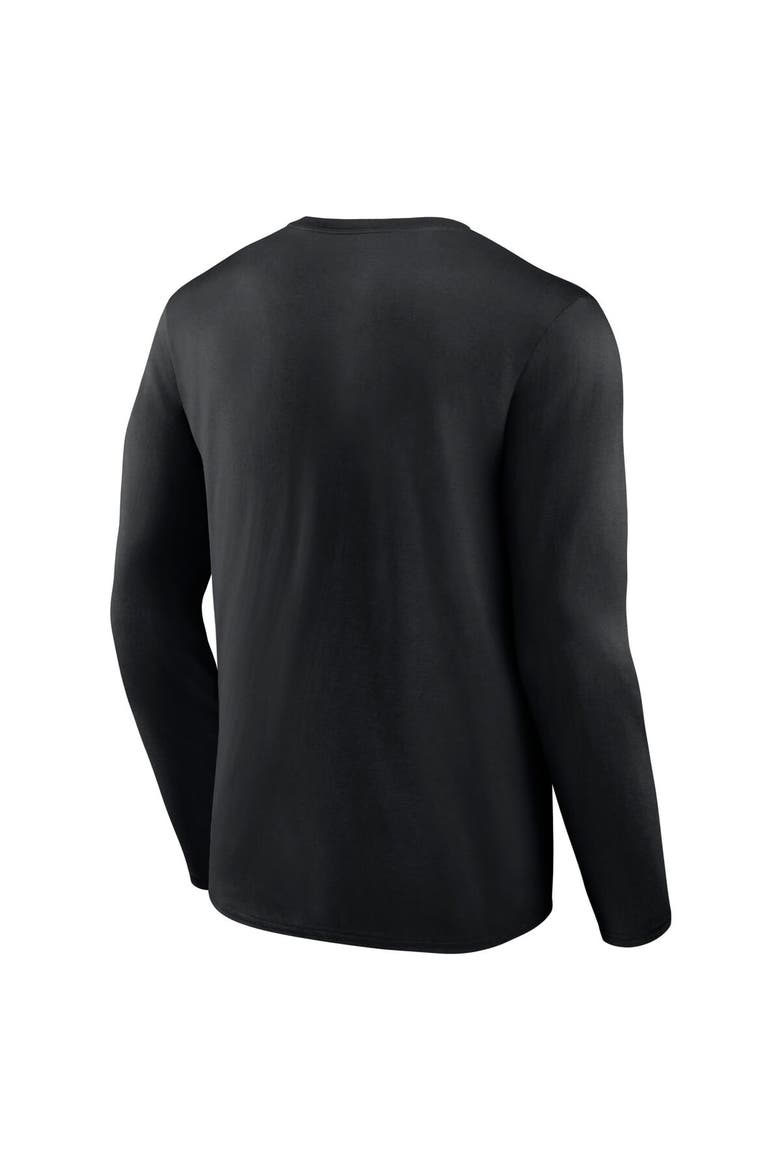 Men's Fanatics Branded Black Vegas Golden Knights 2024 NHL Winter Classic Text Driven Long Sleeve T-Shirt, Alternate, color, Black