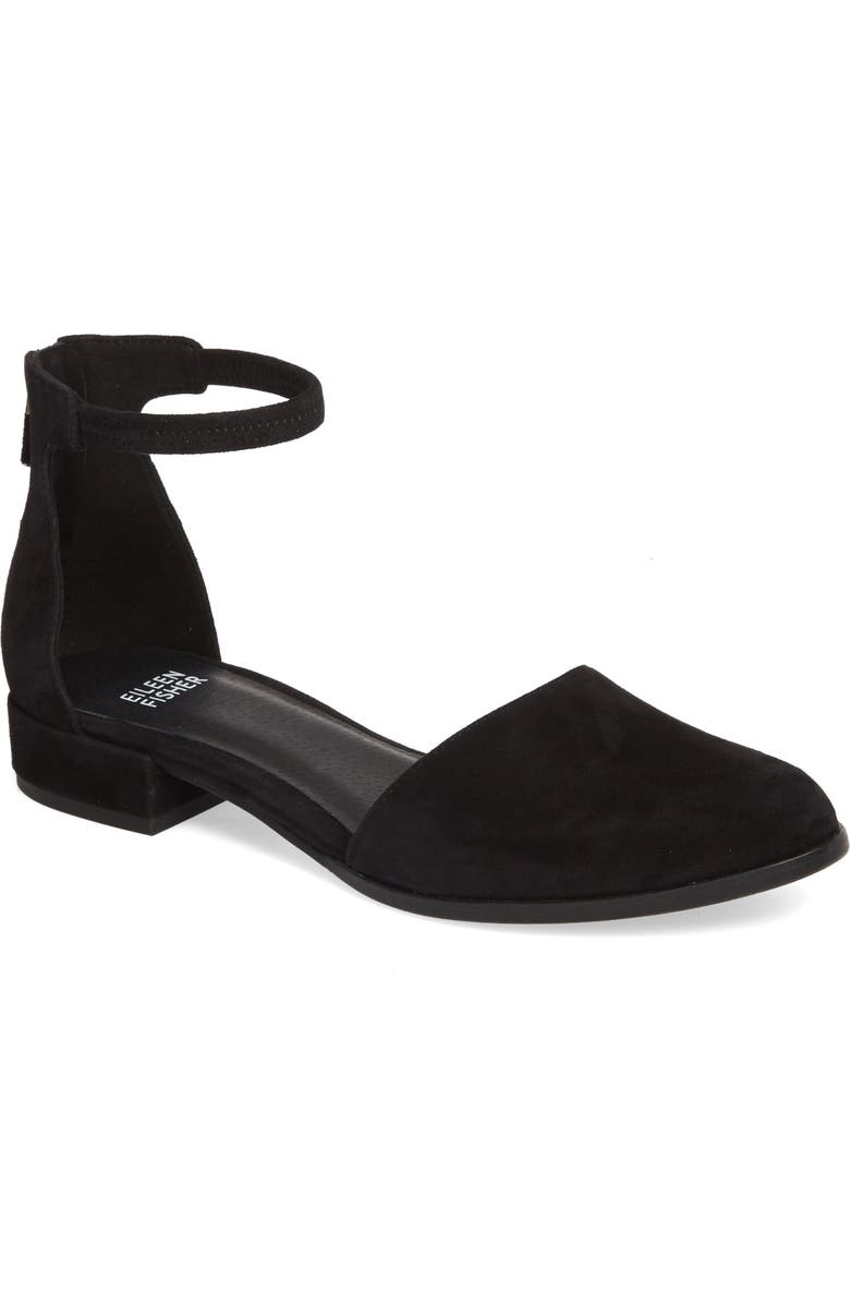 Eileen Fisher Hutton Ankle Strap Shoe, Main, color,