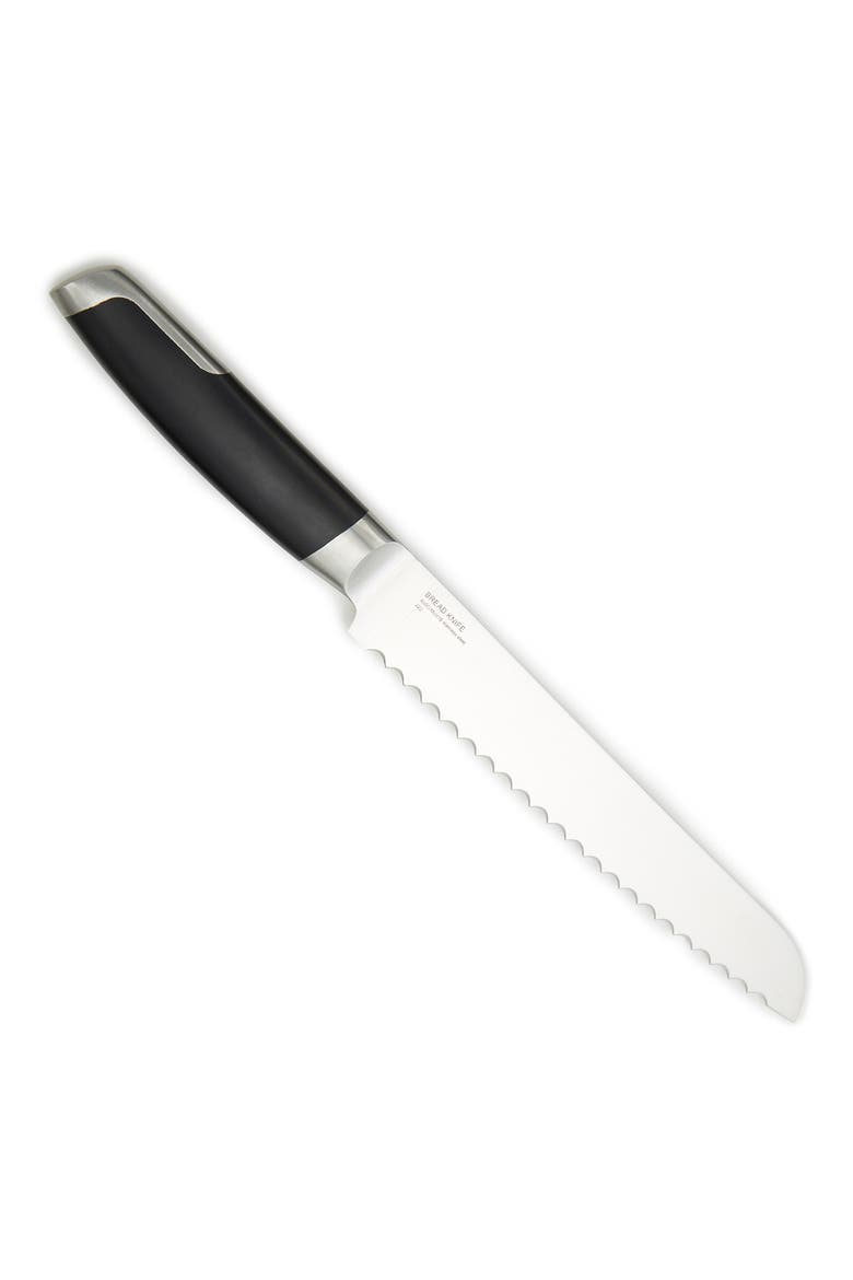 Leo Graphite 8-Inch Bread Knife, Alternate, color, BLACK