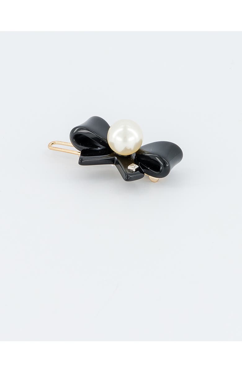 Alexandre de Paris Poesie Acetate And Pearl Side Barrette, Alternate, color,