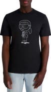 KARL LAGERFELD PARIS Large Karl Character Logo Graphic T-Shirt
