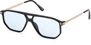 TOM FORD Billie 57mm Photochromic Navigator Sunglasses