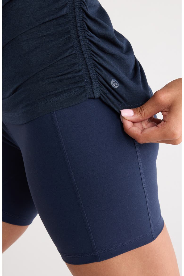 Breezy Ruched Top, Alternate, color, NAVY SAPPHIRE