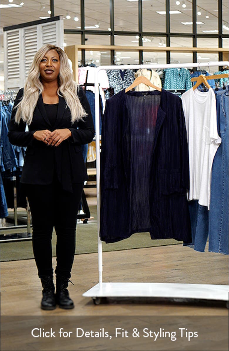 Micropleat Collarless Jacket, sales video thumbnail