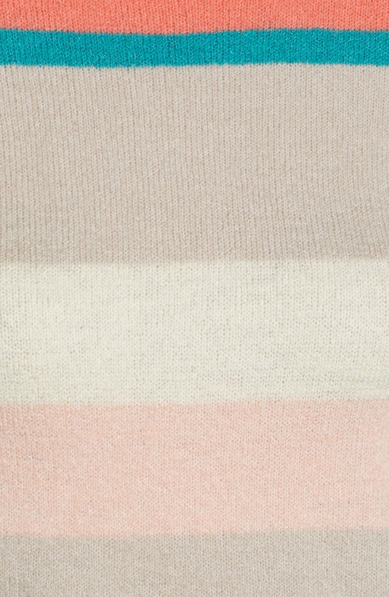 Cotton Emporium Multi Stripe Crop Sweater, Alternate, color,