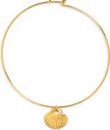 Madewell Shell Wire Choker Necklace