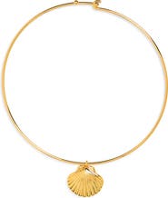 Madewell Shell Wire Choker Necklace